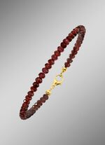 Armband met echte rhodoliet - een highlight voor uw pols! 