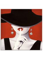 Hoogwaardige canvasprint met de titel Petje af! 