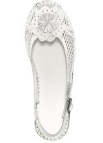 Gemini, zomerse damessandalen, breedte G, met elastische band WIT