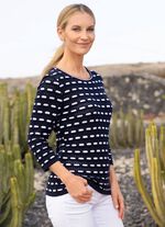 Trui in een mix van patronen 