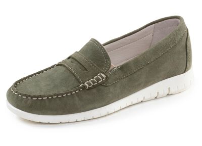 ELENA EDEN, klassieke damespantoffels, breedte H, met uitneembaar voetbed 