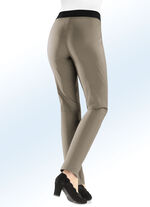 Broek met aangenaam zachte, warme voering ZAND