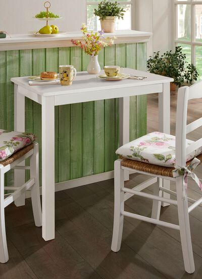 Eettafel van massief beukenhout met verlengstuk 