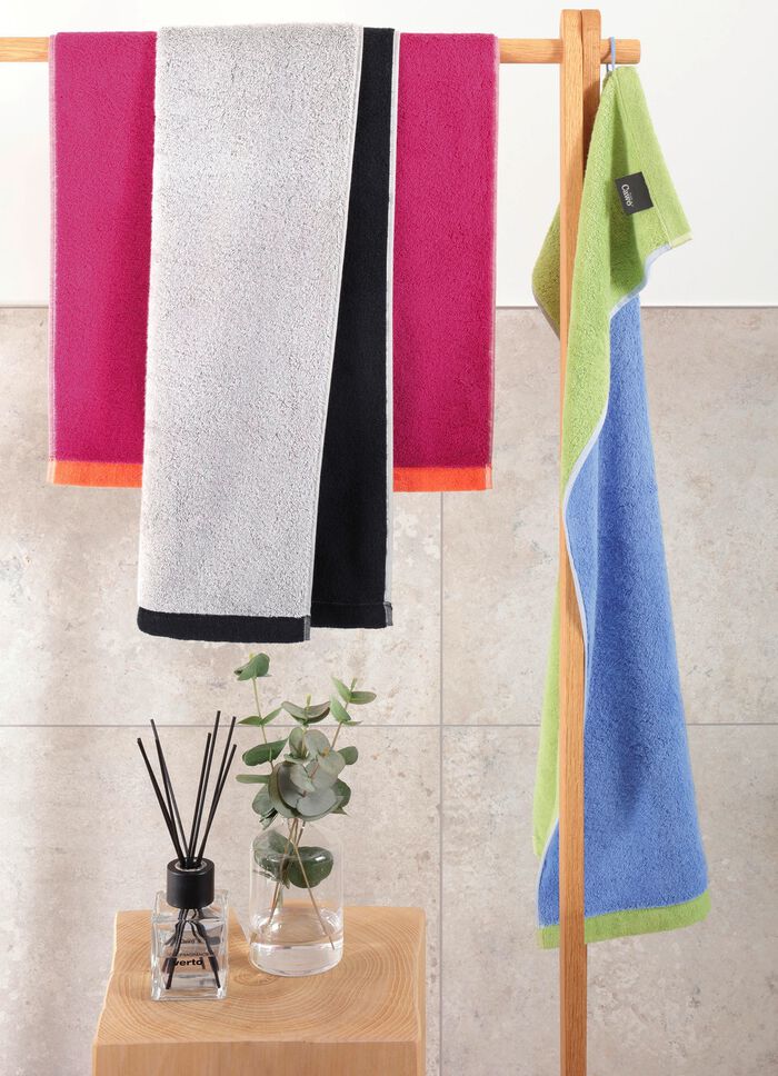 Omkeerbare badstofserie BLAUWE PISTACHE