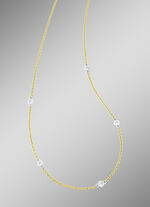 Prachtige ketting in tweekleurig 