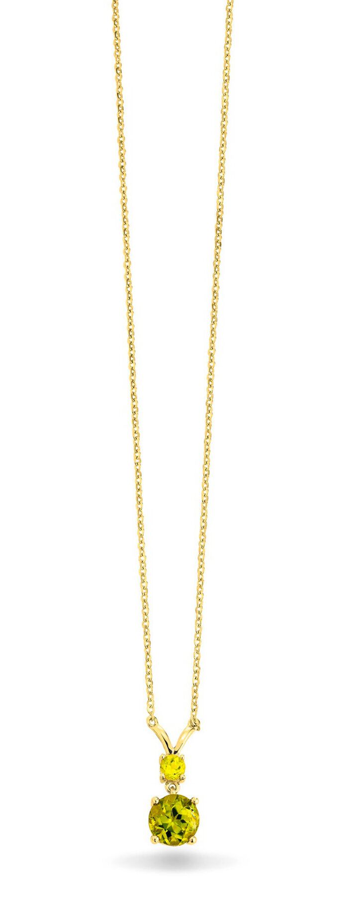 Ketting met echte peridoot 