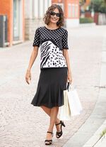 Trui van aangenaam zachte kwaliteit ZWART-WIT