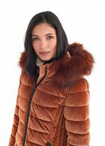 Korte jas met afneembare capuchon 