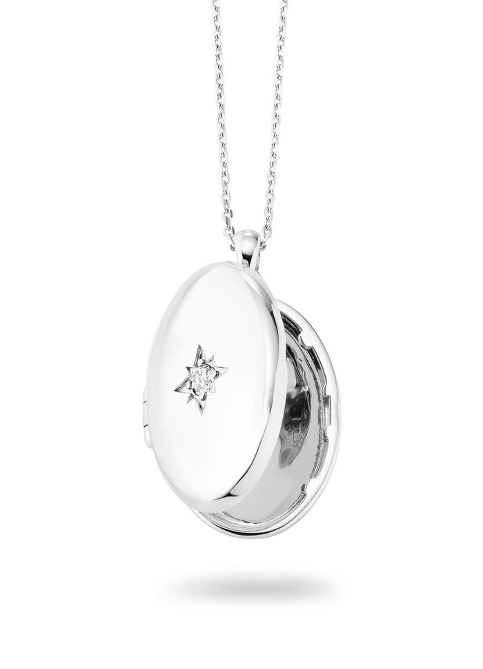 Medaillon met ankerketting 