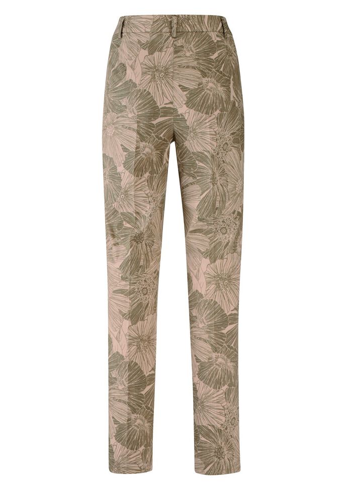 Broek met bloemendessin 