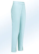 Broek met trendy beensplitten AQUA