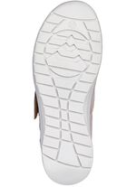 Slippers met verstelbare klittenbandsluiting TAUPE