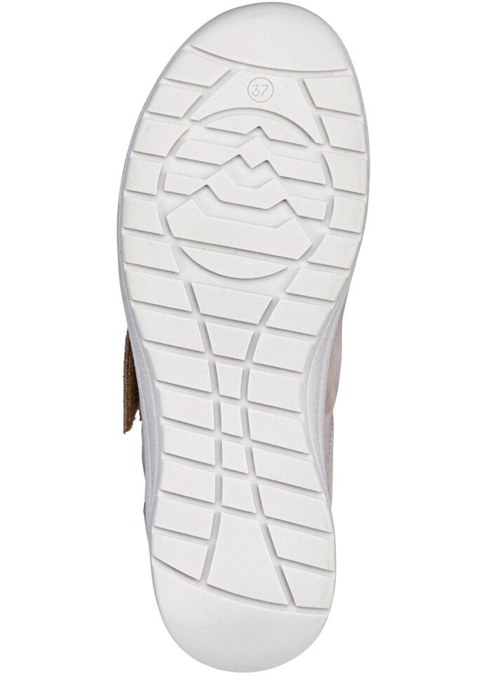 Slippers met verstelbare klittenbandsluiting TAUPE