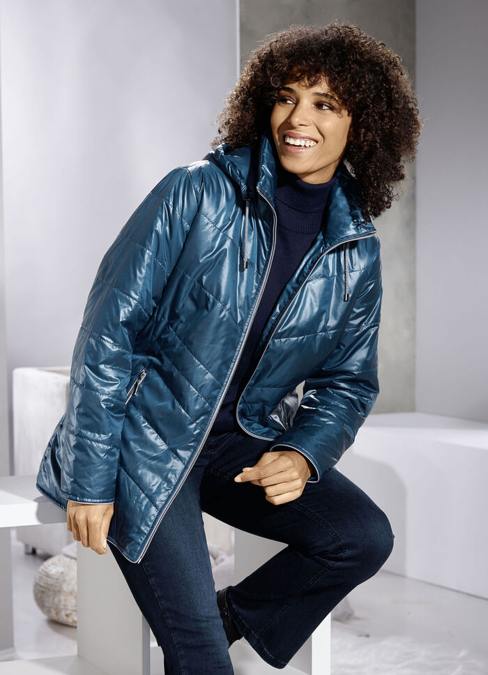 Jas met ritszakken BENZINE