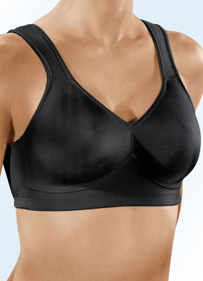Speidel 2-pack bh met dubbele voorgevormde cups 1 X ZILVERGRIJS, 1 X ZWART