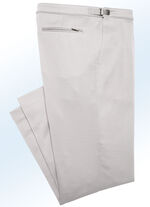 Broek met verstelbare tailleband "Klaus Models" in 4 kleuren LICHTGRIJS
