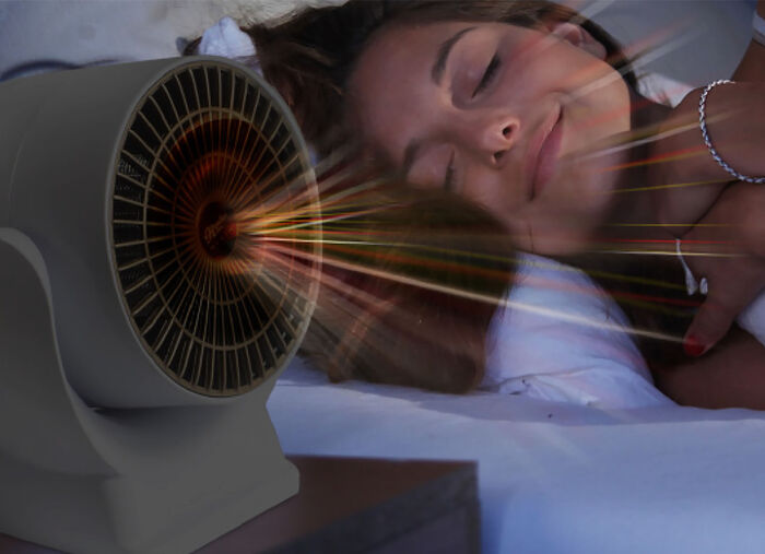 Luchtverhitter voor behaaglijke warmte in 3 seconden