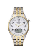 Radiogestuurd herenhorloge met roestvrijstalen bandkast 