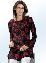 Lichaamsomvattende tuniek in pliss&eacute; 