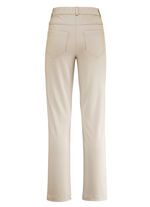 Broek met een aantrekkelijke beenbreedte BEIGE