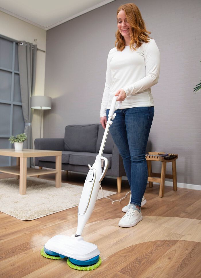 Livington SteamTwister stoomroterende mop 