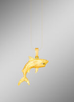 Moderne hanger met haaienmotief 