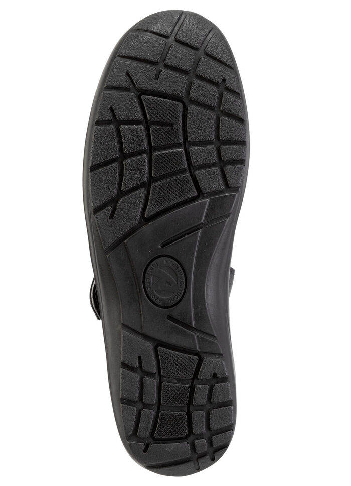 ELENA EDEN, zomerpantoffels voor dames, breedte H, met uitneembaar voetbed SCHWARZ