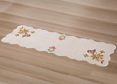 Hoogwaardige tafel- en kamerdecoratie in linnenlook 