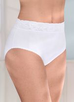 Verpakking met vijf slips met elastische band van kant 