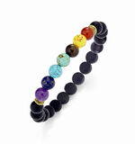Elastische chakra-armband 