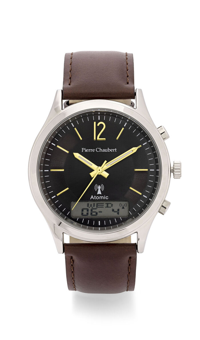 Radiogestuurd herenhorloge "Pierre Chaubert". 