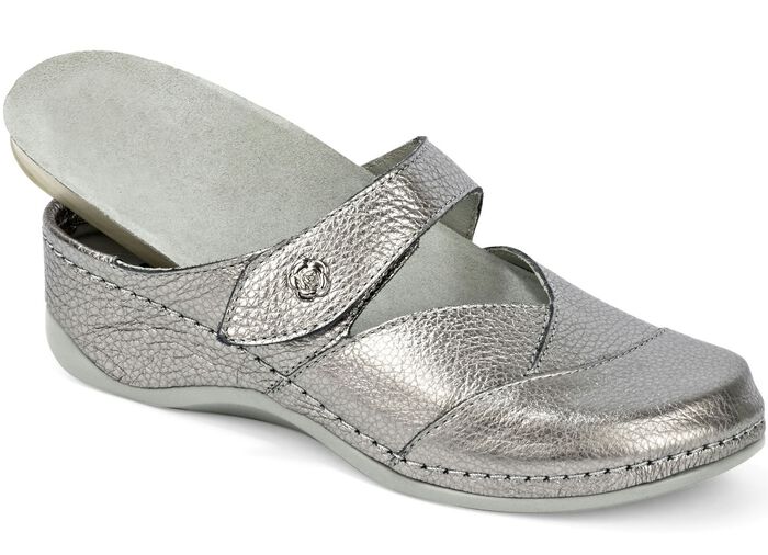 Mubb-klomp van gemetalliseerd leer ANTIEK BRONS