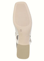 ELENA EDEN, chique dames slingpumps, breedte G, met klittenbandsluiting CREME