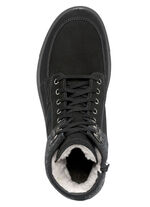 Veterlaars in modern design ZWART