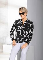 Blousejasje met opstaande kraag 