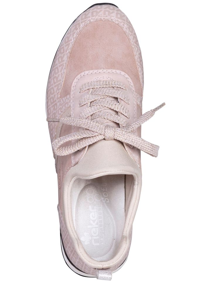 Rieker sneakers met decoratieve vetersluiting 