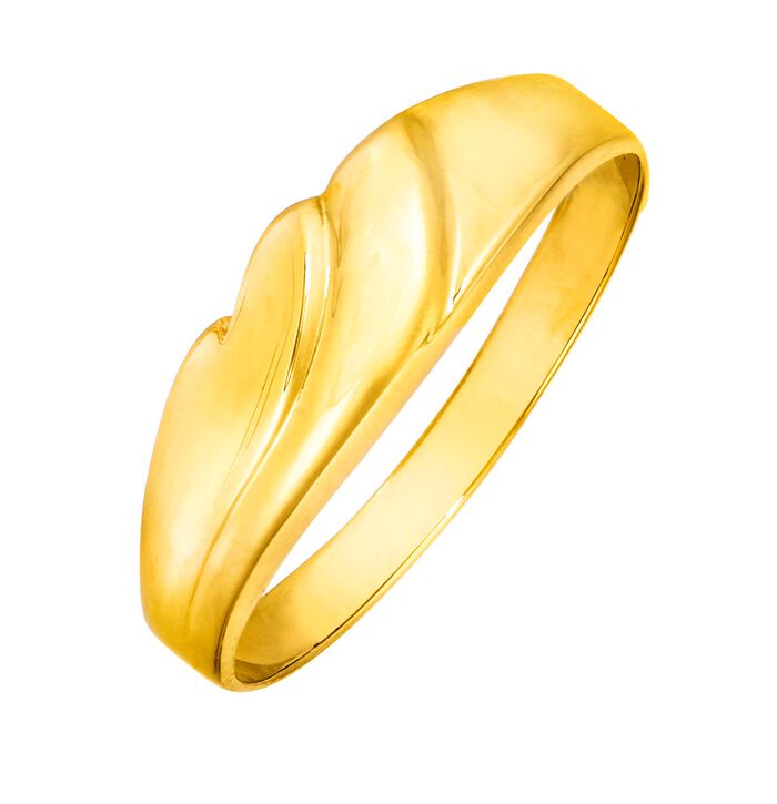 Geweldige damesring in hoogglans 