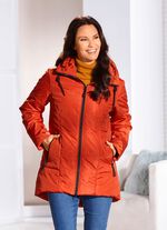 Lang jack met omkeerbaar regenscherm 