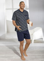 Pastunette shorty met V-hals en all-over design