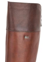 Remonte, gevoerde dameslaarzen, winterschoenen, breedte G, met rits KASTANJEBOLEET-MOKKA