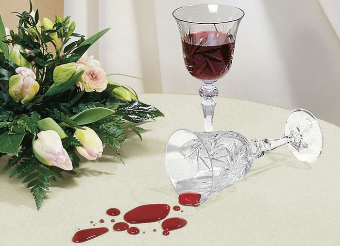 Tafelkleed met vlekwerende afwerking 