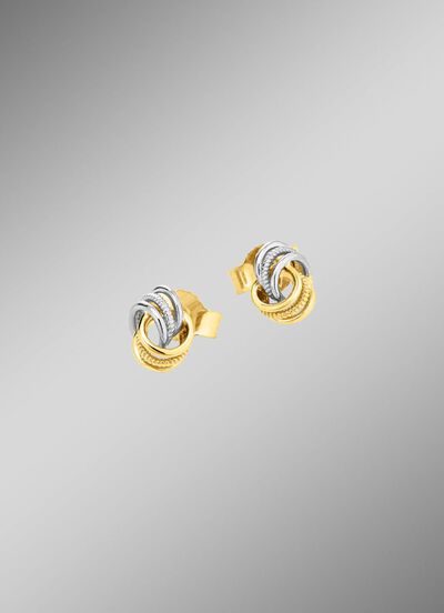 Klassieke knoopoorbellen in twee kleuren 