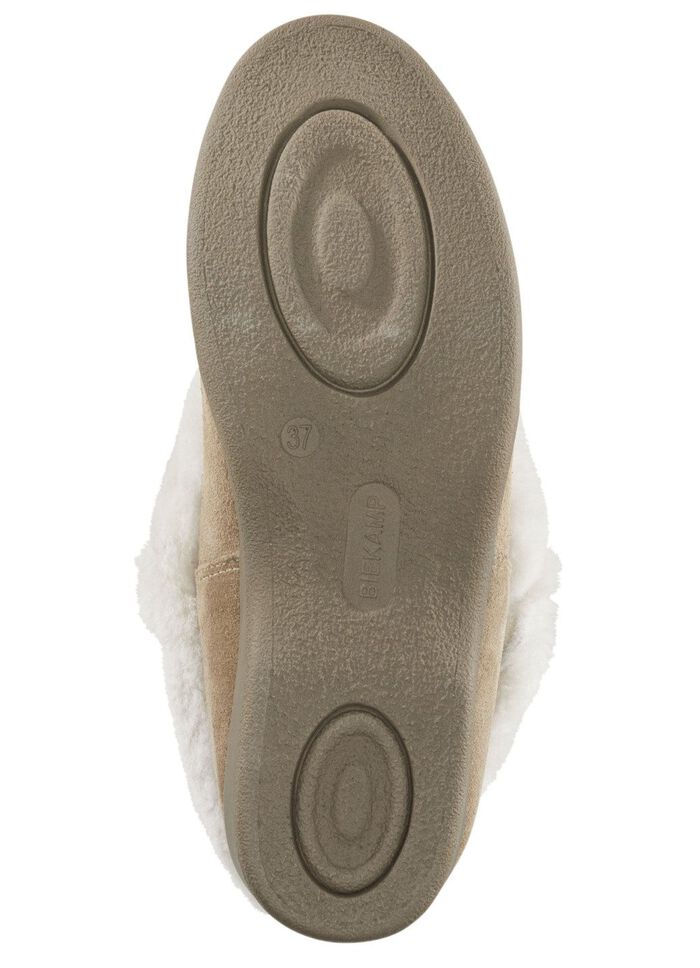 ELENA EDEN pantoffels met voering van echte schapenvacht 