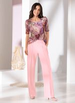 Shirt met all-over design 