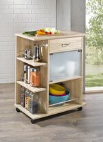 Ruime keukentrolley EIK SONOMA