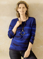 Trui met plooistructuur 