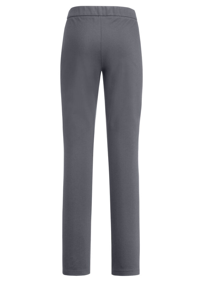 Broek met zachte, verwarmende voering DONKERGRIJS