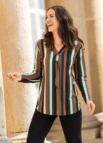 Overhemd met vaste stropdas 