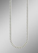 Platina stoeprand ketting 