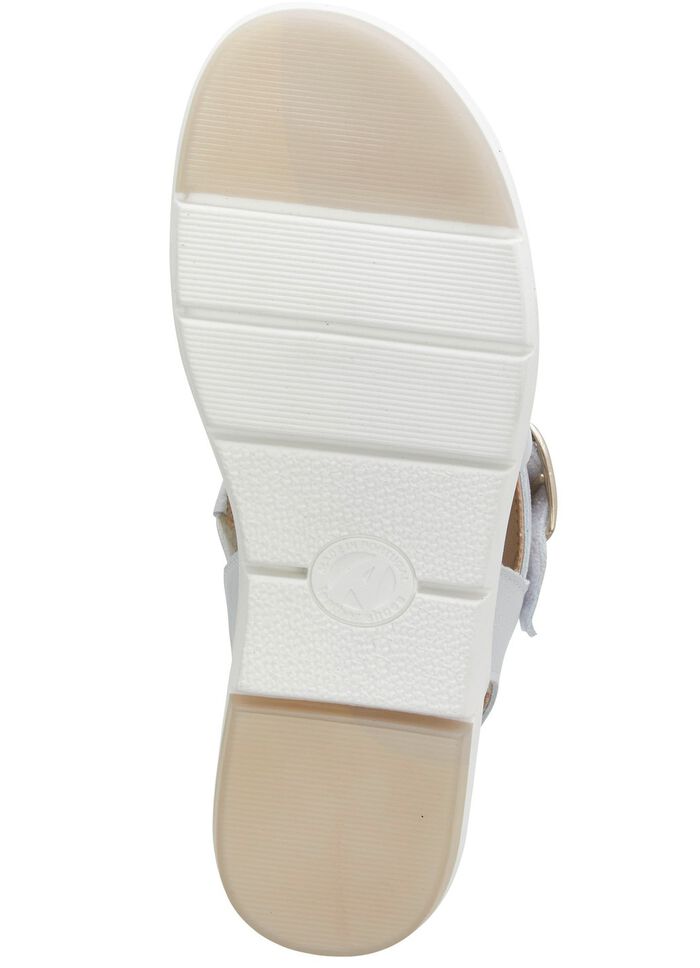 ELENA EDEN sandaal gemaakt van nappaleer IJS GRIJS